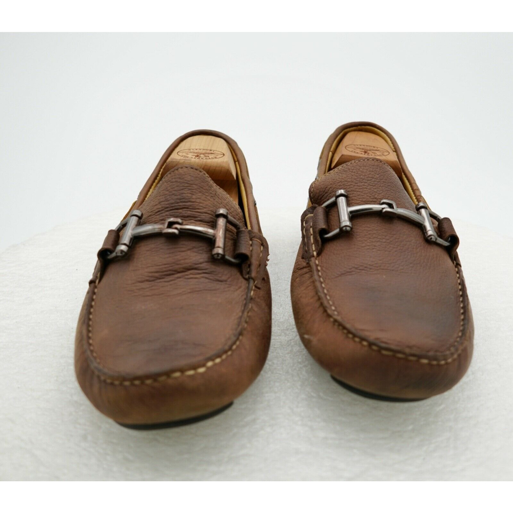 Mercanti Fiorentini Relax 19137 Venetian Moc Bit Driver Loafer 9M brown Leather